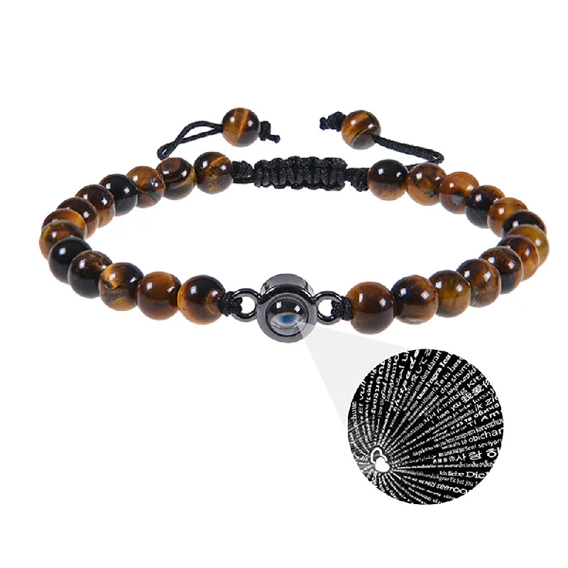 Tiger Eye-Projection Bracelet