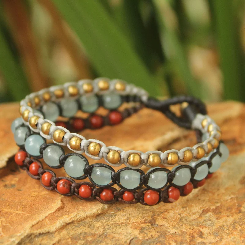 Wedding bangle for women -Urban Colors Multi-Gem Quartz Beaded Bracelet